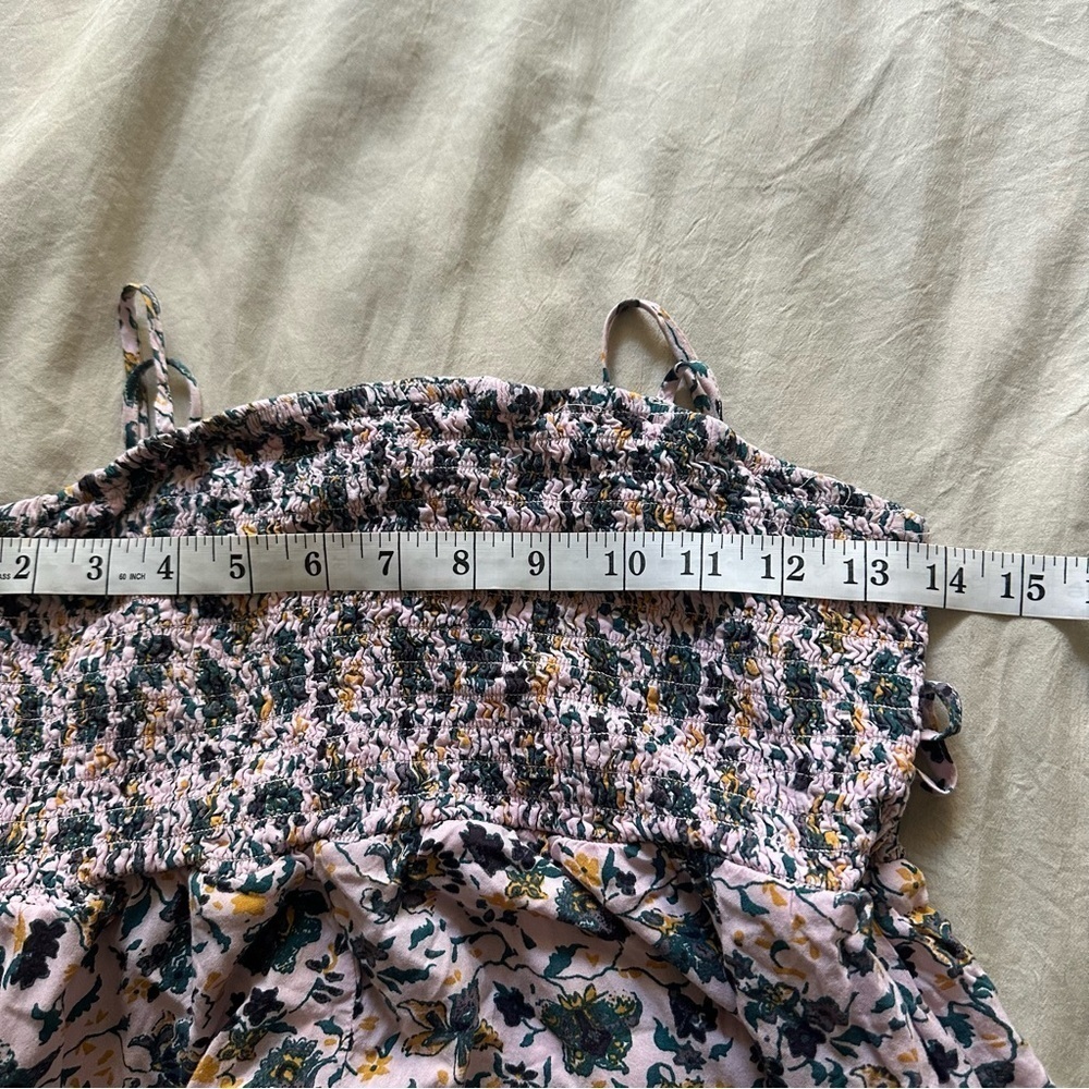 Urban Outfitters UO Out from Under Izzy Floral Smocked Romper L - Picture 10 of 10